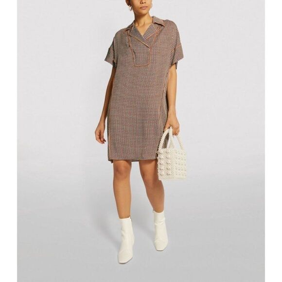 DVF DIANE VON FURSTENBERG Maxine Silk Shift Dress XXS - Picture 1 of 6